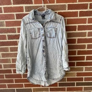 Light Wash Denim Tunic